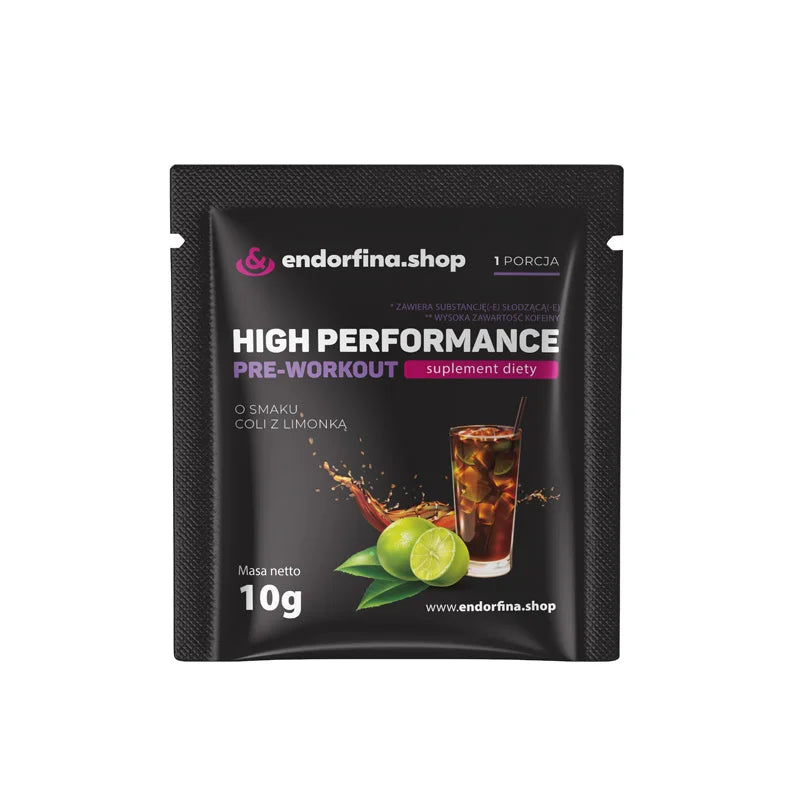 High Performance Pre-Workout cola i limeta 10g