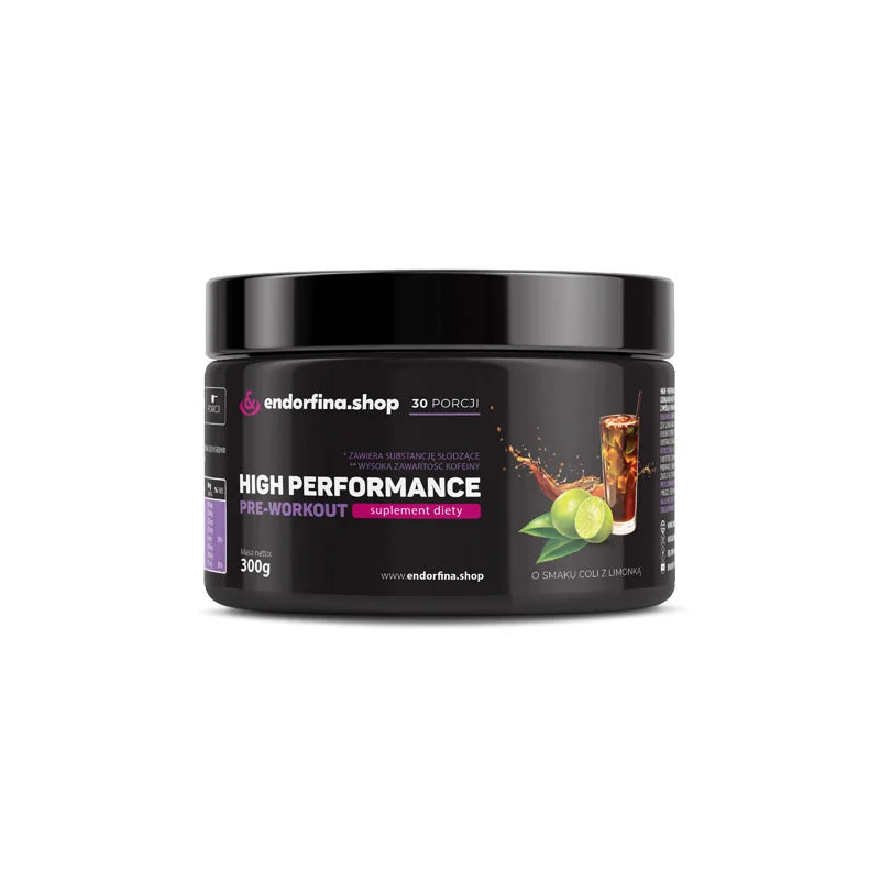 High Performance Pre-Workout kola i limeta 300g