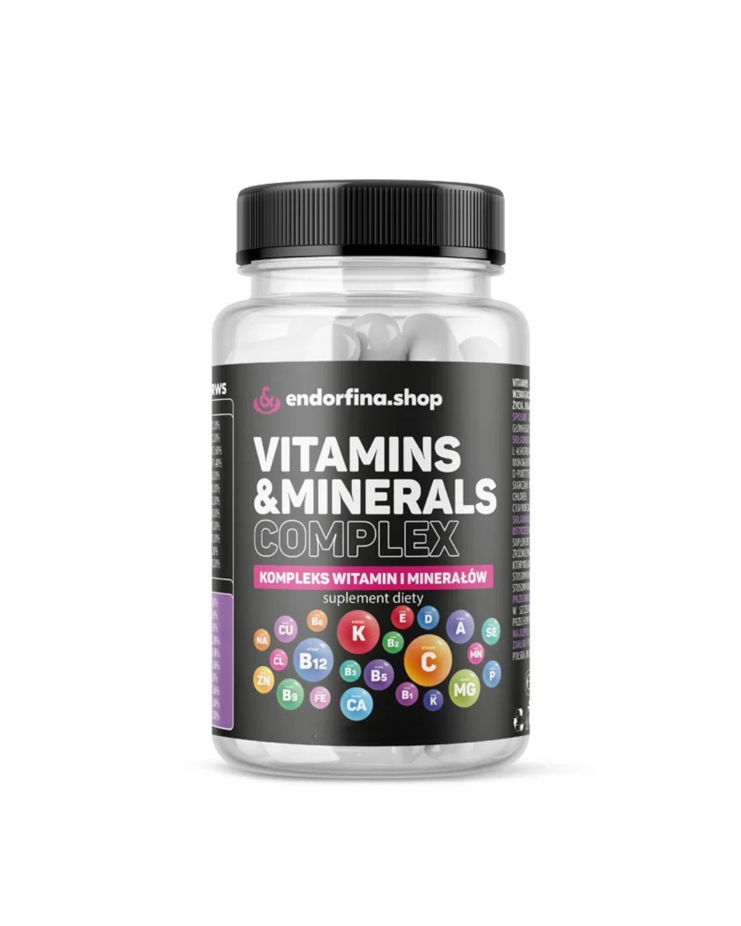 Vitamini i minerali kompleks, 60 kapsula.