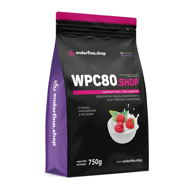 WPC80.shop proteinski dodatak prehrani mascarpone s malinama 750 g