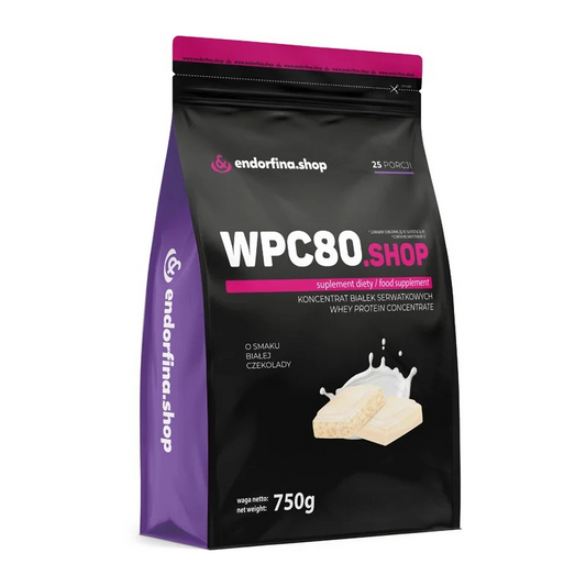 WPC80.shop proteinski dodatak – bijela čokolada, 750g.