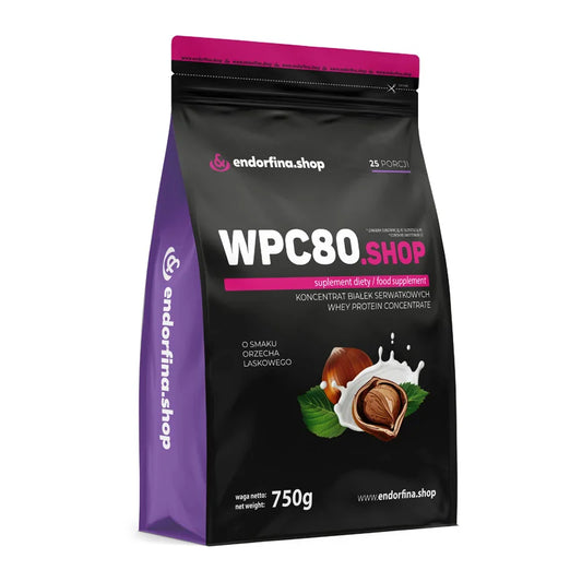 WPC80.shop proteinski dodatak prehrani okus lješnjak 750 g
