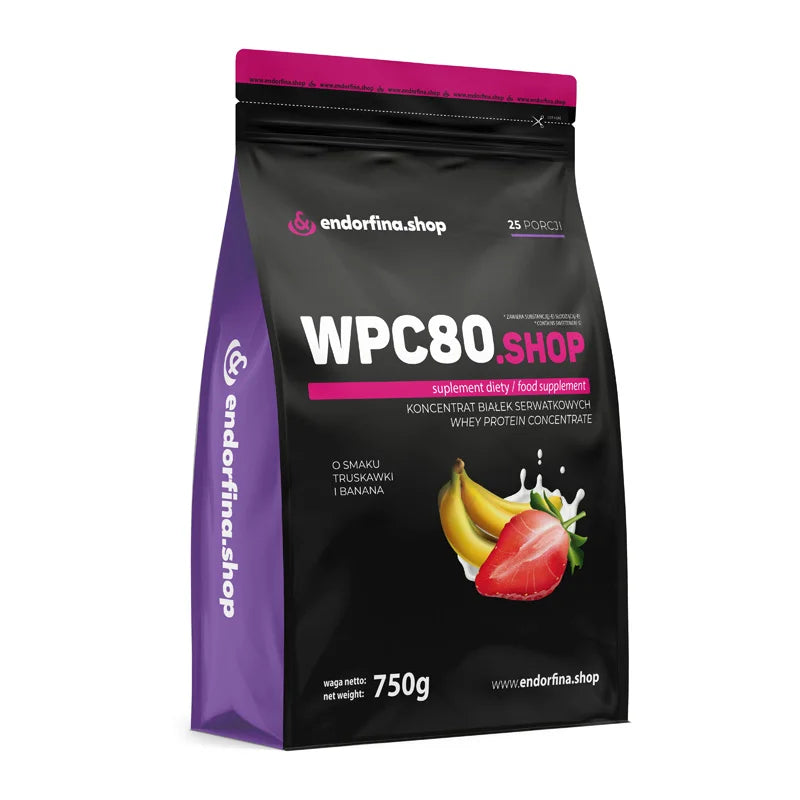 WPC80 proteinski prah jagoda – banana 750g